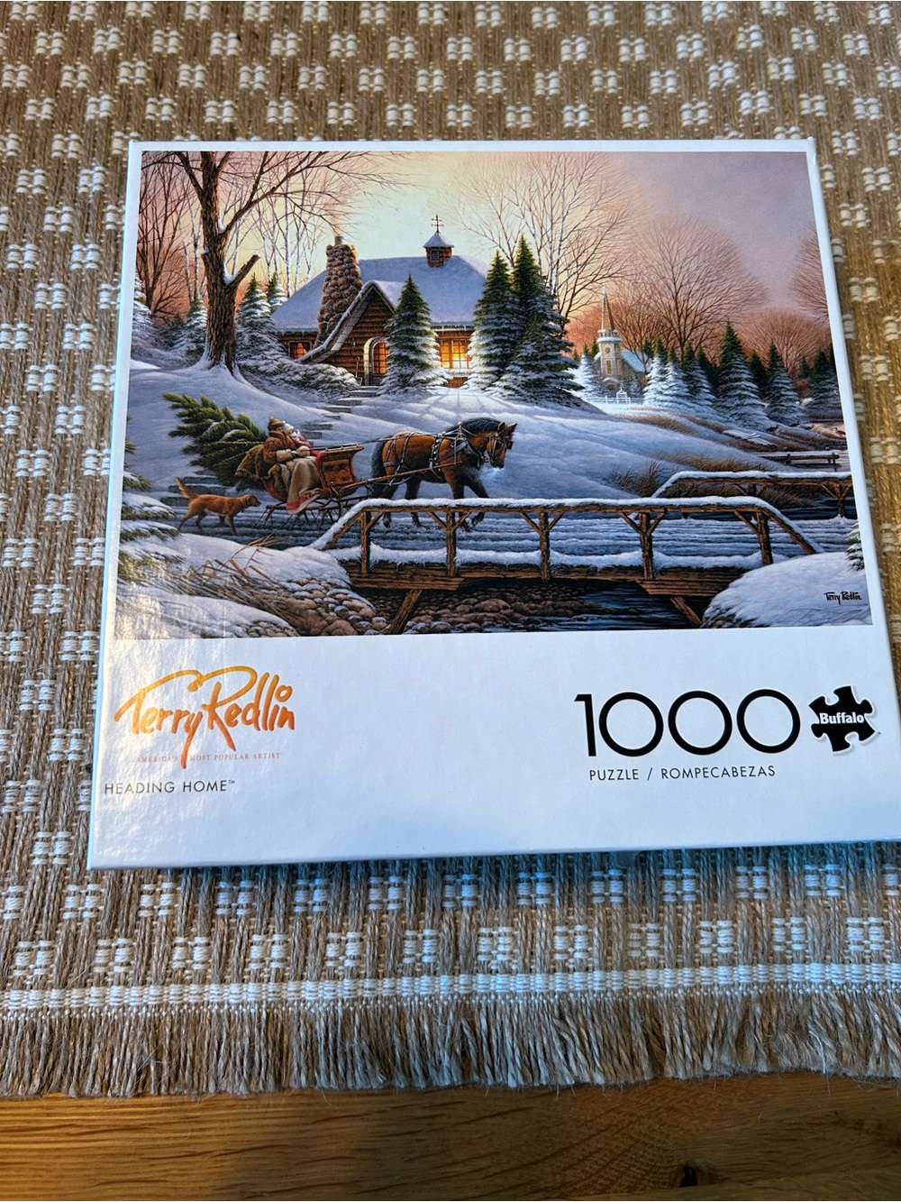 Terry Redlin "Heading Home" 1000-Piece Jigsaw Puzzle - White